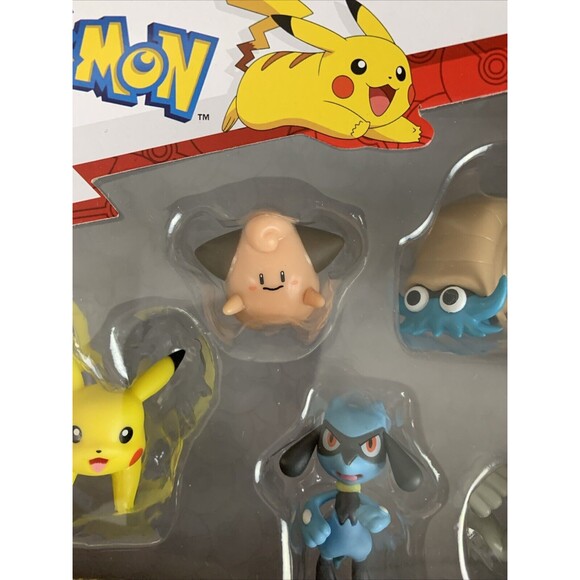 Pokemon Battle Ready 6 Figure Multi-Pack Pikachu Cleffa Omanyte Kabuto Geodude - Picture 3 of 11